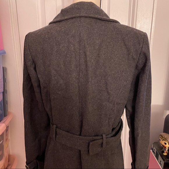 Gray Pea Coat - Picture 2 of 4